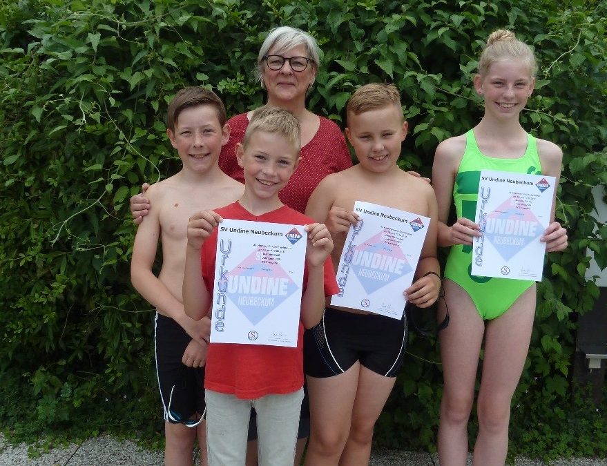 16. und 17. Juni 2018 – TVE Schwimmer beim 43. Harberg Pokal in Neubeckum